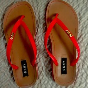 - DKNY flip flops
